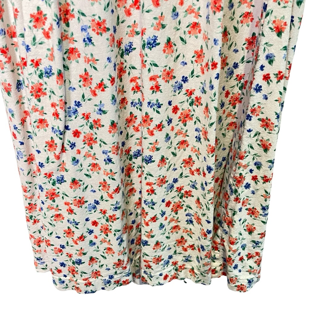 Old Navy Linen Blend Fit & Flare Sleeveless Midi Dress Americana, Size S - Picture 10 of 12